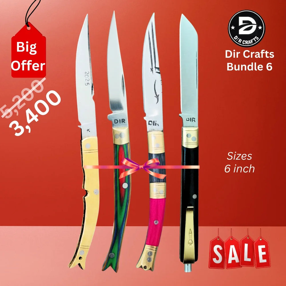 Heritage Four — Handmade 4-Piece Dir Knife Set