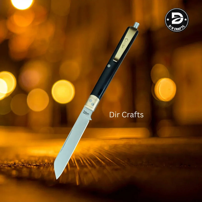 Black Pen Style — Handmade Dir Pocket Knife